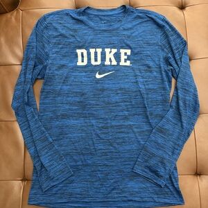 Nike Duke Blue Long Sleeve Men's Tee
